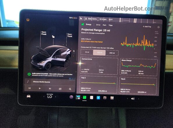 7SAYGDEE0NF386103 2022 TESLA MODEL Серый Вид щитка приборов