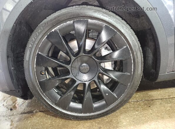 7SAYGDEE0NF386103 2022 TESLA MODEL Серый Панорамный вид салона 360°