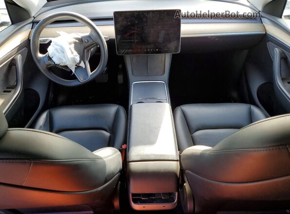 7SAYGDEE0PA030475 2023 TESLA MODEL Charcoal წინა პანელის ხედი