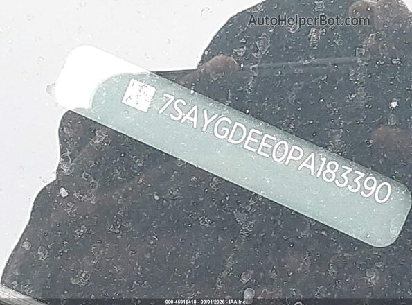 7SAYGDEE0PA183390 2023 TESLA MODEL Y Black 