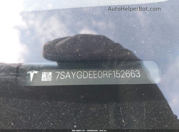 7SAYGDEE0RF152663 2024 TESLA MODEL Y Белый 