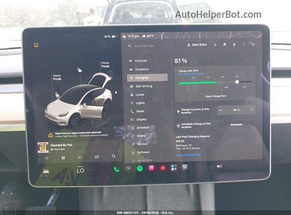 7SAYGDEE0RF152663 2024 TESLA MODEL Y Белый 