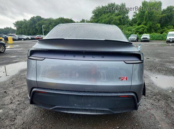 7SAYGDEE0TA378562 2026 TESLA MODEL Gray Vista trasera