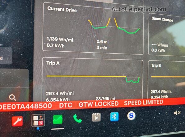 7SAYGDEE0TA448500 2026 TESLA MODEL White Вид щитка приладів