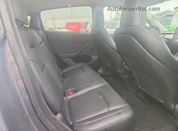 7SAYGDEE1PA051481 2023 TESLA MODEL Gray Հետևի նստատեղերի տեսք