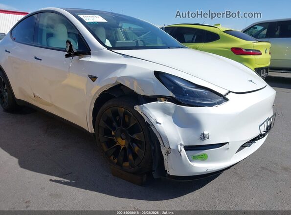 7SAYGDEE1PF751648 2023 TESLA MODEL Y White Դիմացի տեսք