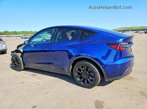 7SAYGDEE1PF835307 2023 TESLA MODEL Blue Rear left