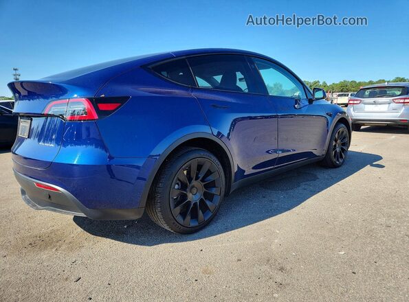 7SAYGDEE1PF835307 2023 TESLA MODEL Blue Rear right