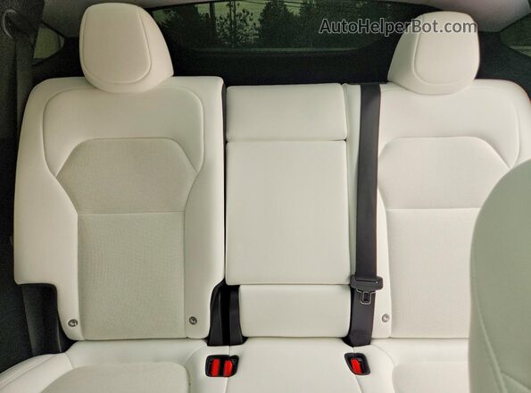7SAYGDEE1TF532070 2026 TESLA MODEL Gray უკანა სავარძლების ხედი