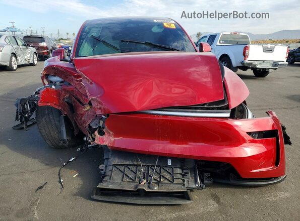 7SAYGDEE1TF570205 2026 TESLA MODEL Burgundy Դիմացի տեսք
