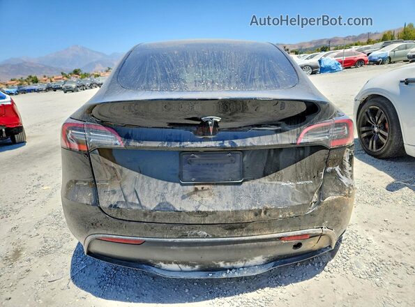 7SAYGDEE2NA019460 2022 TESLA MODEL Black Widok z tyłu