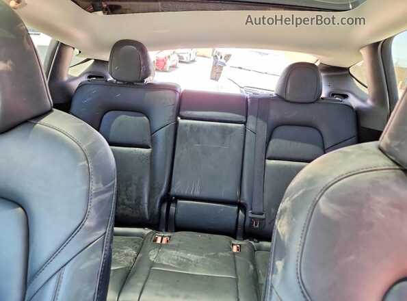 7SAYGDEE2NA019460 2022 TESLA MODEL Black Widok tylnych siedzeń