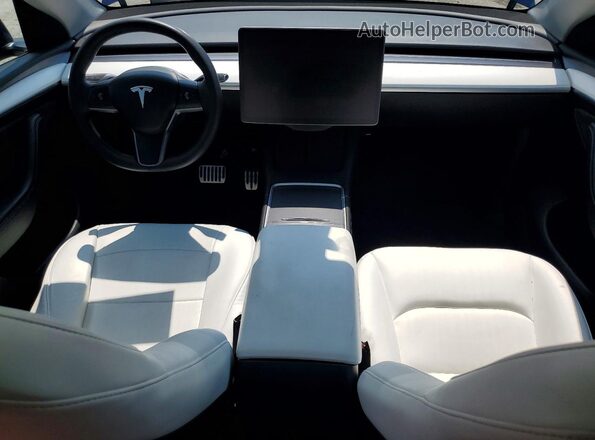 7SAYGDEE2PF857929 2023 TESLA MODEL Синий Вид панели приборов