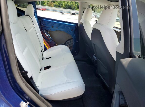 7SAYGDEE2PF857929 2023 TESLA MODEL Синий Вид задних сидений