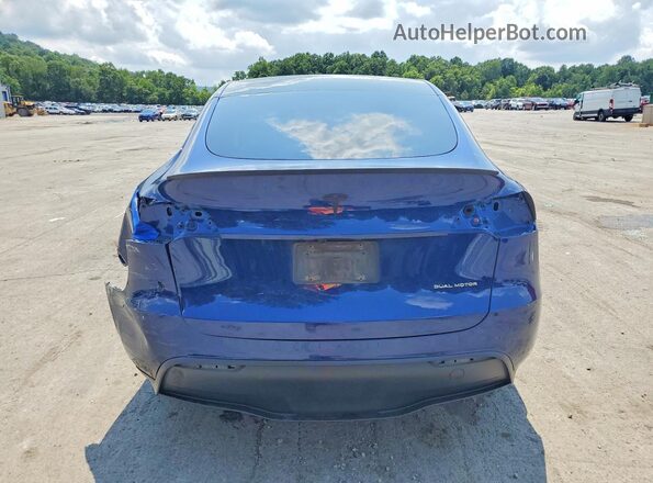 7SAYGDEE2PF857929 2023 TESLA MODEL Синий Вид сзади