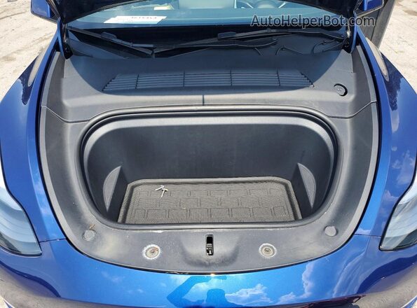 7SAYGDEE2PF857929 2023 TESLA MODEL Синий Вид задней части салона