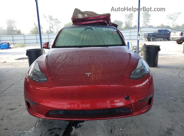 7SAYGDEE2RA227134 2024 TESLA MODEL Red Vista frontal