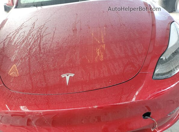 7SAYGDEE2RA227134 2024 TESLA MODEL Red Vista interior trasera
