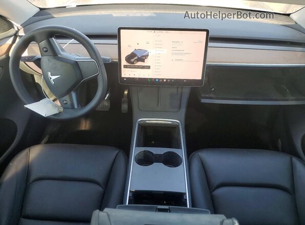 7SAYGDEE2RF014249 2024 TESLA MODEL Charcoal Dashboard view
