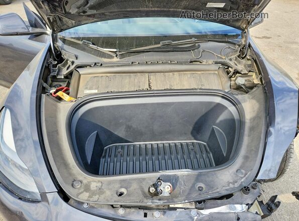 7SAYGDEE2RF064620 2024 TESLA MODEL Charcoal უკანა სალონის ხედი