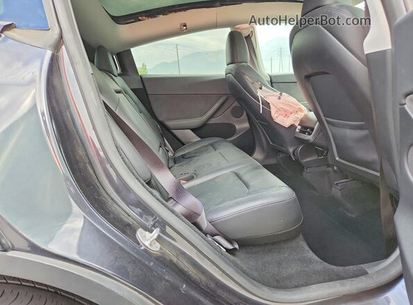 7SAYGDEE2RF064620 2024 TESLA MODEL Charcoal უკანა სავარძლების ხედი