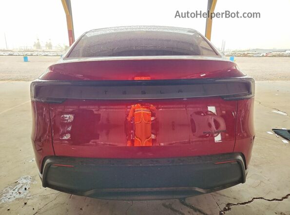 7SAYGDEE2TF656879 2026 TESLA MODEL Red უკანა ხედი