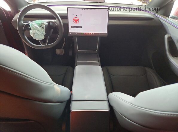 7SAYGDEE2TF656879 2026 TESLA MODEL Red წინა პანელის ხედი