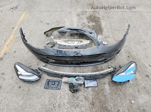 7SAYGDEE3NA015482 2022 TESLA MODEL Черный Вид подкапотного пространства