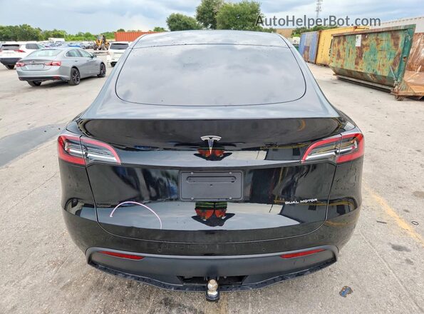 7SAYGDEE3NA015482 2022 TESLA MODEL Черный Вид сзади
