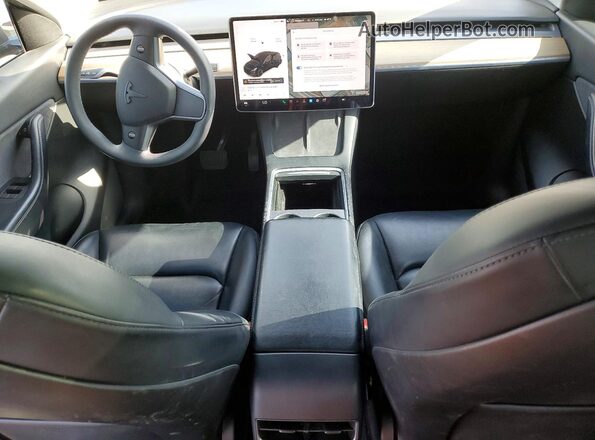 7SAYGDEE3NF348039 2022 TESLA MODEL Gray წინა პანელის ხედი
