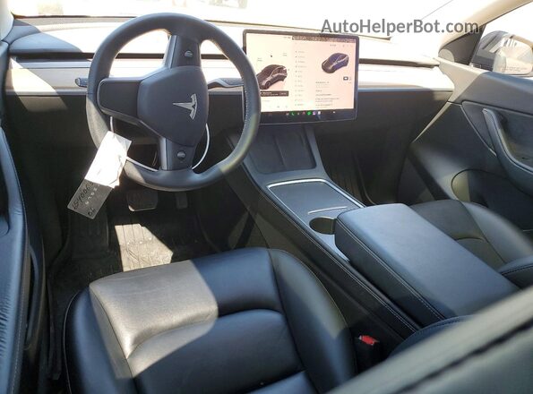 7SAYGDEE3NF424066 2022 TESLA MODEL Gray წინა პანელის ხედი