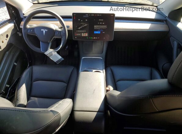 7SAYGDEE3NF459061 2022 TESLA MODEL Gray Dashboard view