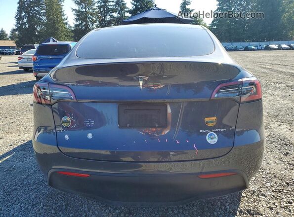 7SAYGDEE3NF459061 2022 TESLA MODEL Gray Rear view