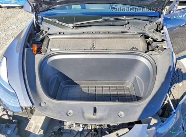 7SAYGDEE3NF459061 2022 TESLA MODEL Gray Rear interior view