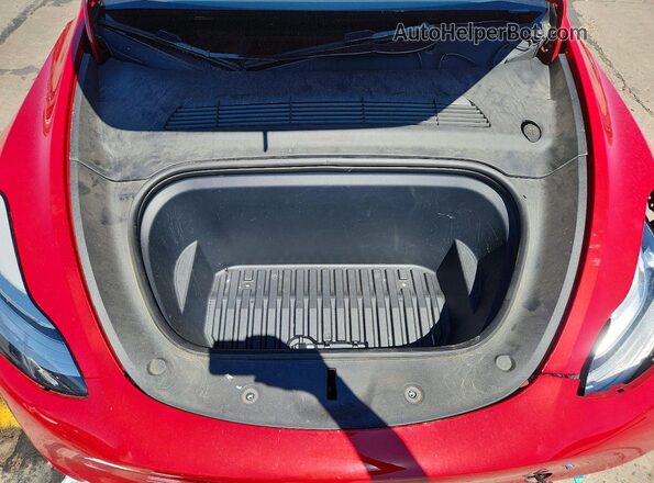 7SAYGDEE3PA064670 2023 TESLA MODEL Red Սալոնի հետևի տեսք