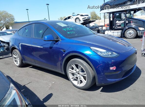 7SAYGDEE3PA094011 2023 TESLA MODEL Y Blue Սալոնի 360 աստիճան տեսք