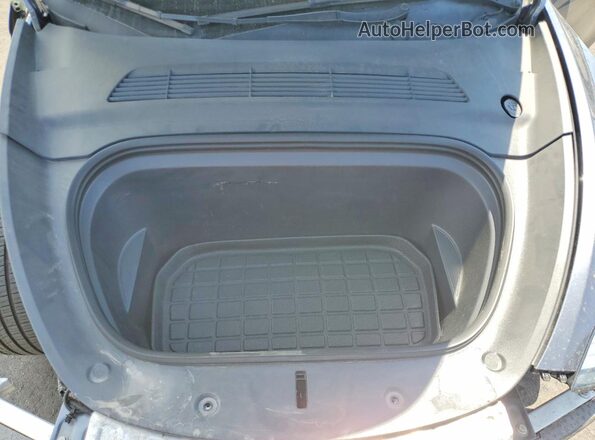 7SAYGDEE3PA158046 2023 TESLA MODEL Серый Вид задней части салона