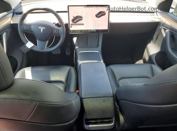 7SAYGDEE3PA158046 2023 TESLA MODEL Серый Вид панели приборов