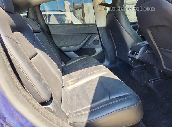 7SAYGDEE3RF068448 2024 TESLA MODEL Синий Вид задней части салона