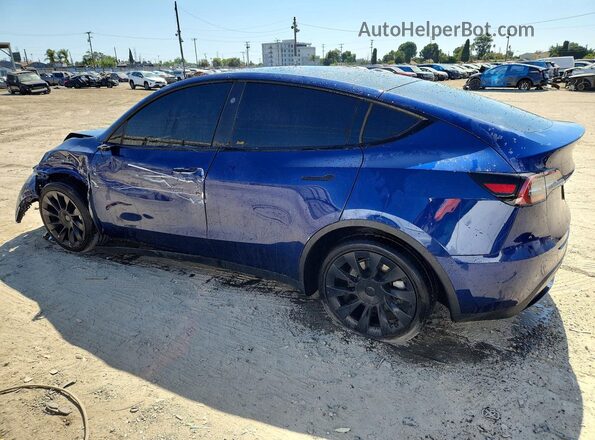 7SAYGDEE3RF068448 2024 TESLA MODEL Синий Задняя левая четверть