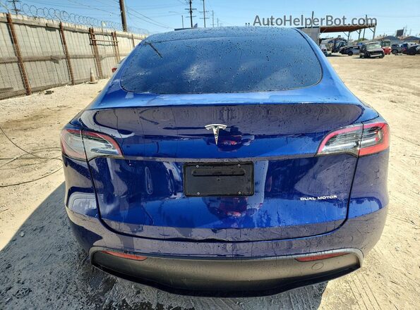 7SAYGDEE3RF068448 2024 TESLA MODEL Синий Вид сзади