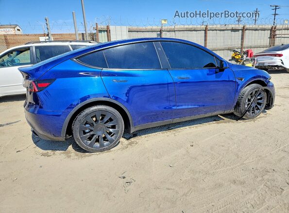 7SAYGDEE3RF068448 2024 TESLA MODEL Синий Задняя правая четверть
