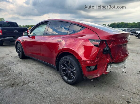 7SAYGDEE3SF257106 2025 TESLA MODEL Красный Задняя левая четверть