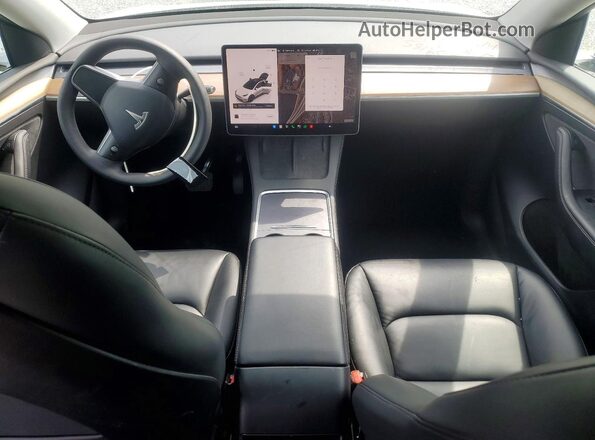7SAYGDEE4PA059185 2023 TESLA MODEL Белый Вид панели приборов