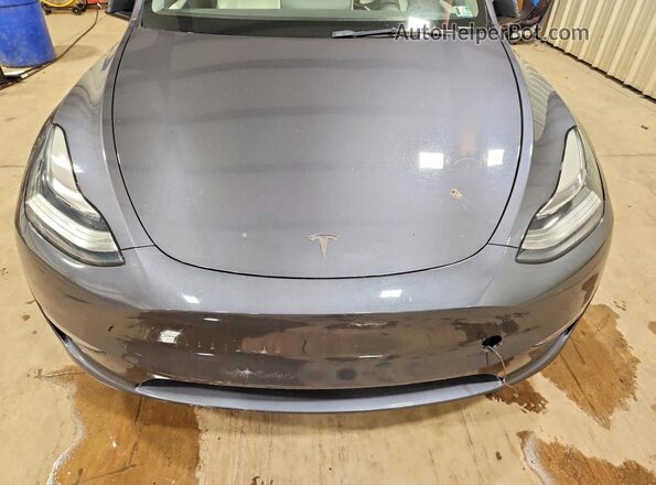 7SAYGDEE4PA113245 2023 TESLA MODEL Gray უკანა სალონის ხედი
