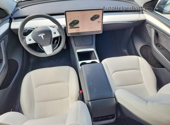7SAYGDEE4PA113245 2023 TESLA MODEL Gray წინა პანელის ხედი