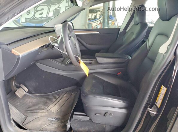 7SAYGDEE4PA136184 2023 TESLA MODEL Black Սալոնի դիմացի տեսք