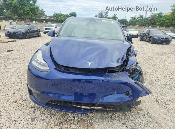 7SAYGDEE4PA147508 2023 TESLA MODEL Blue Դիմացի տեսք