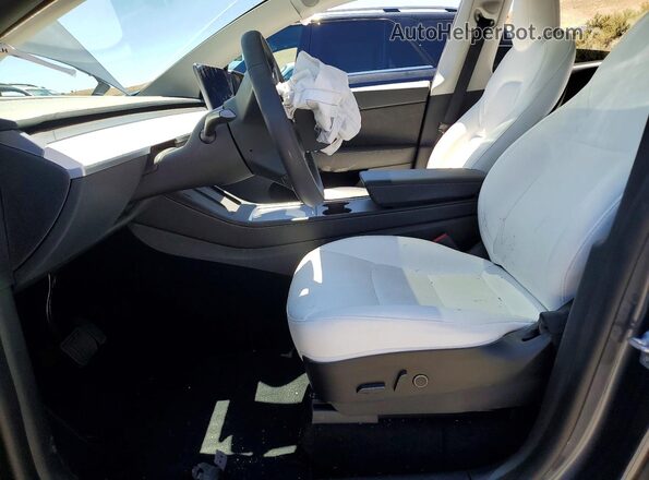 7SAYGDEE4PF591541 2023 TESLA MODEL Gray წინა სალონის ხედი