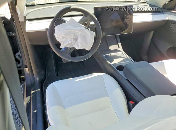 7SAYGDEE4PF591541 2023 TESLA MODEL Gray წინა პანელის ხედი
